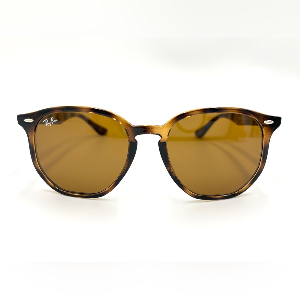 Ray-Ban Round Lens RB4306 Highstreet Tortoise Brown Lens Sunglasses 54mm 710/73 - Picture 8 of 11